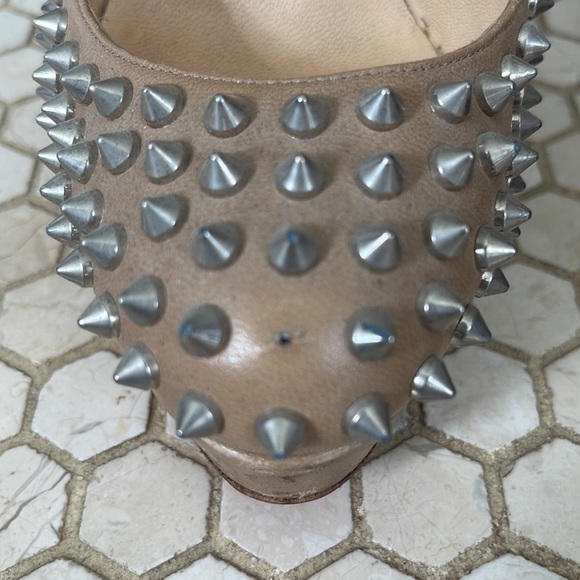 Women's Christian Louboutin, Bianca Spikes 140, 39 EU, 9 US - Picture 5 of 7